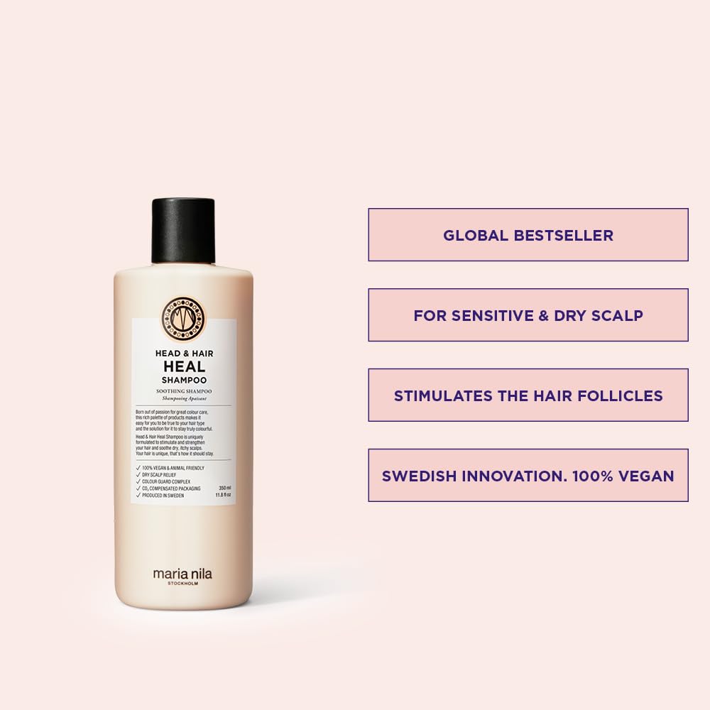 Maria Nila Head & Hair Heal, aloe vera como ingrediente natural para hidratación.