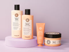 Textura crema suave Head & Hair Heal para uso diario.