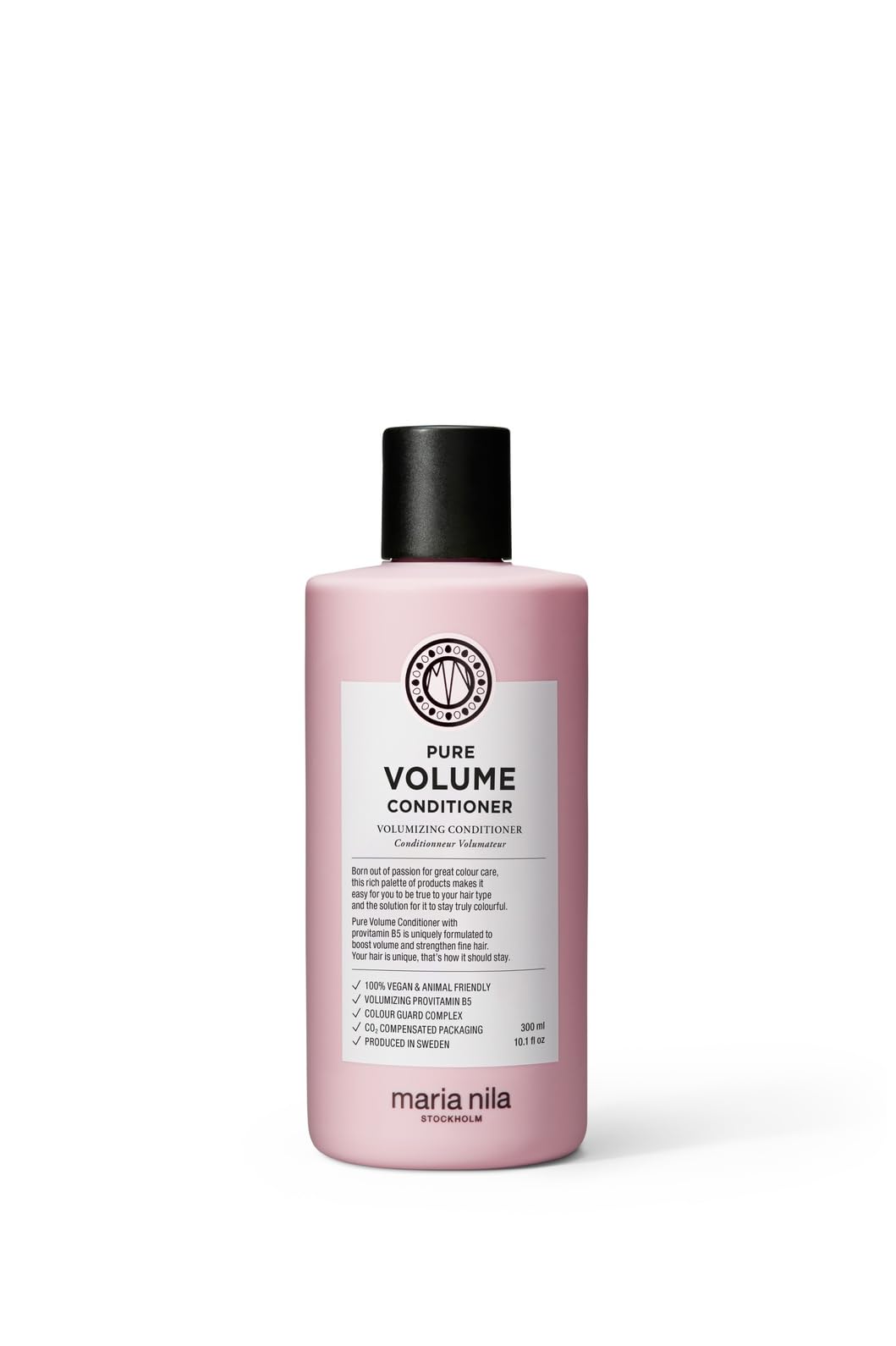 Acondicionador Maria Nila Pure Volume en botella para volumen duradero