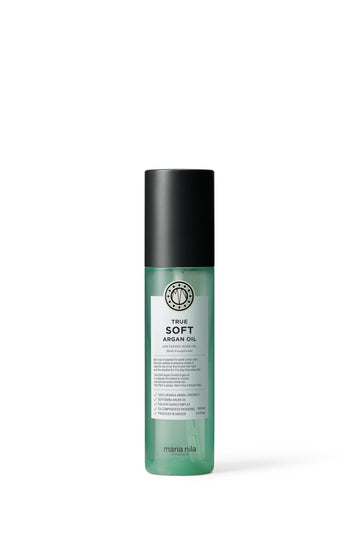 Maria Nila True Soft aceite de argán botella, hidratación profunda para cabello seco