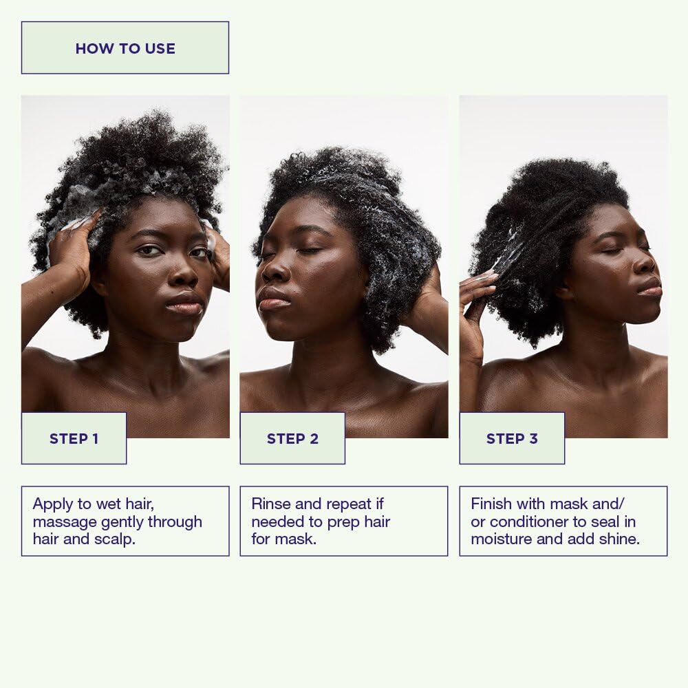 Cheveux hydratés après lavage avec Maria Nila True Soft.
