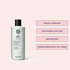 Mousse lavante Maria Nila True Soft, texture soyeuse et généreuse.