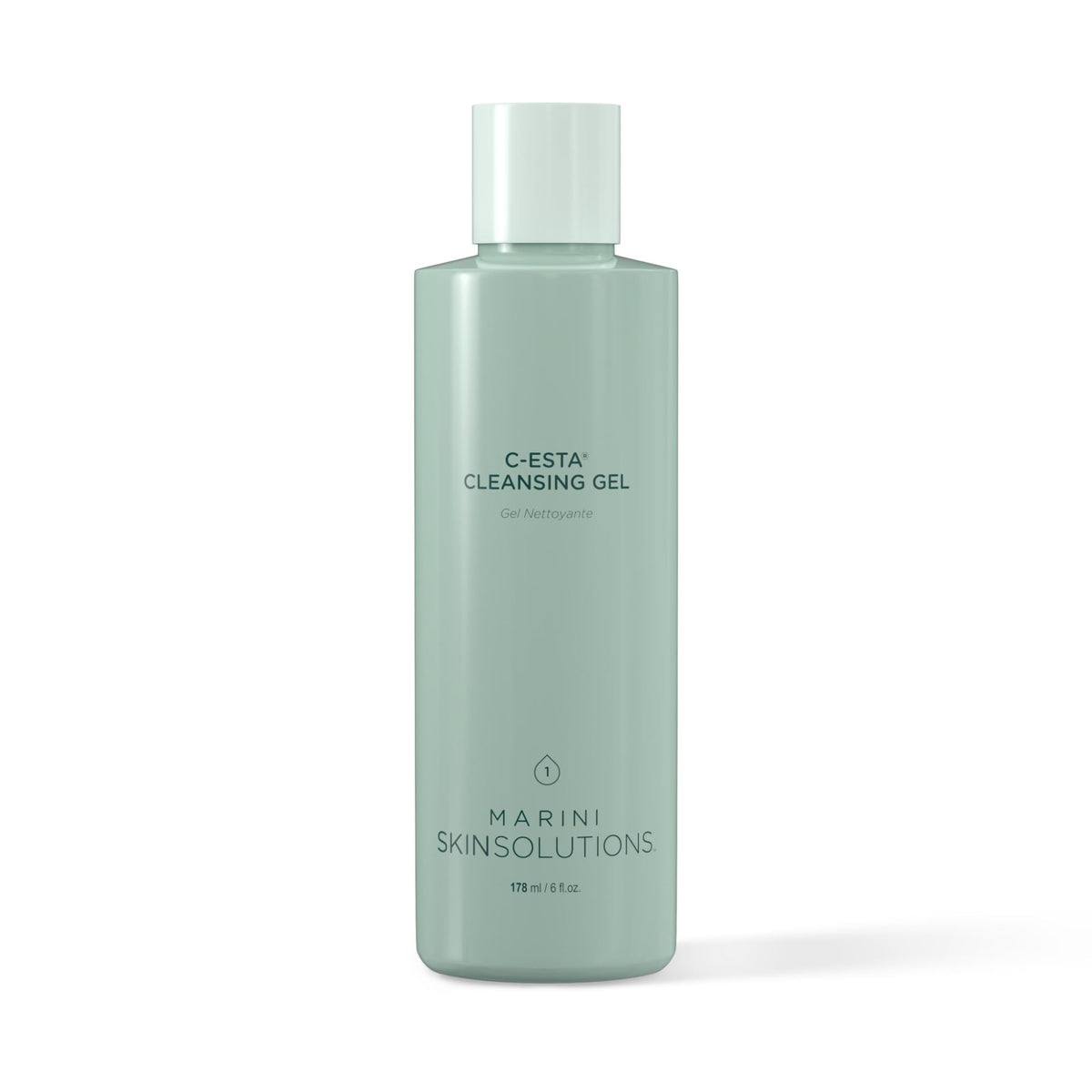 Marini SkinSolutions C-ESTA: gel de limpieza con vitamina C genera espuma suave para uso diario.