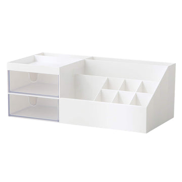Organizador Marknor cosméticos tocador blanco para ordenar maquillaje y accesorios.