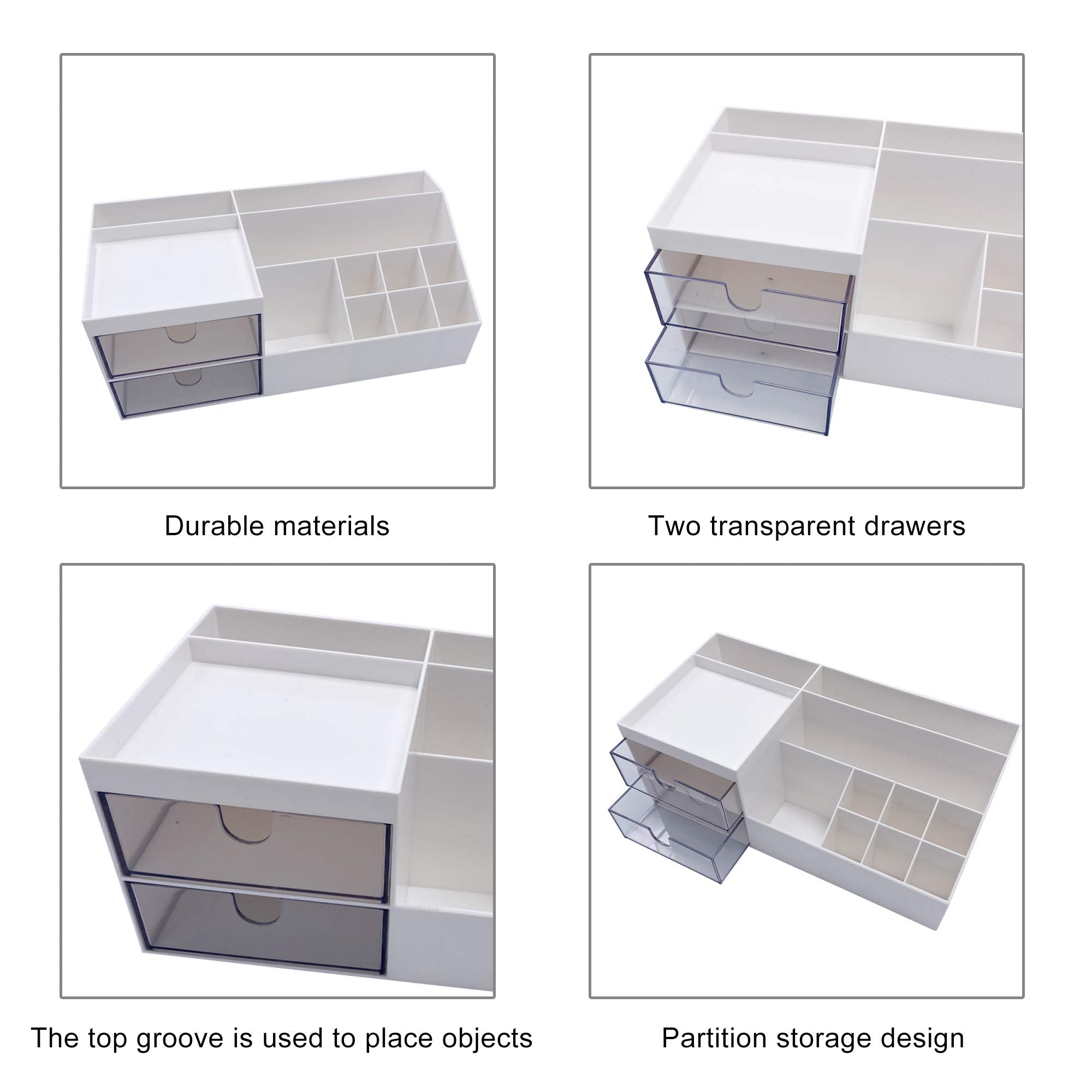 Ideal para dormitorio, banio o escritorio con acabado blanco limpio.