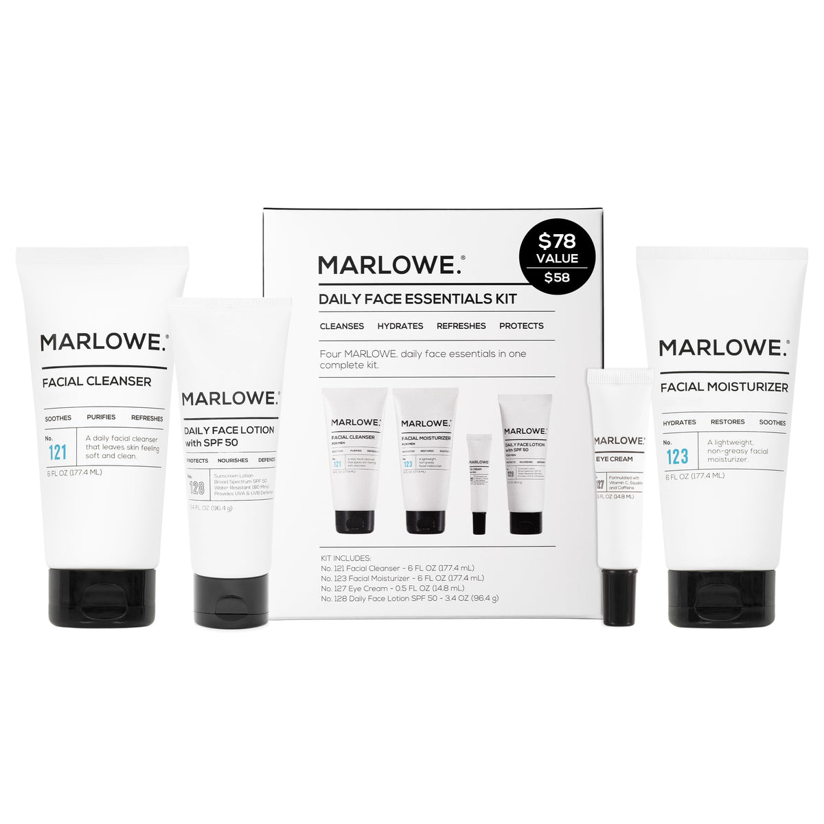 MARLOWE 204 kit diario esencial: embalaje elegante para regalo