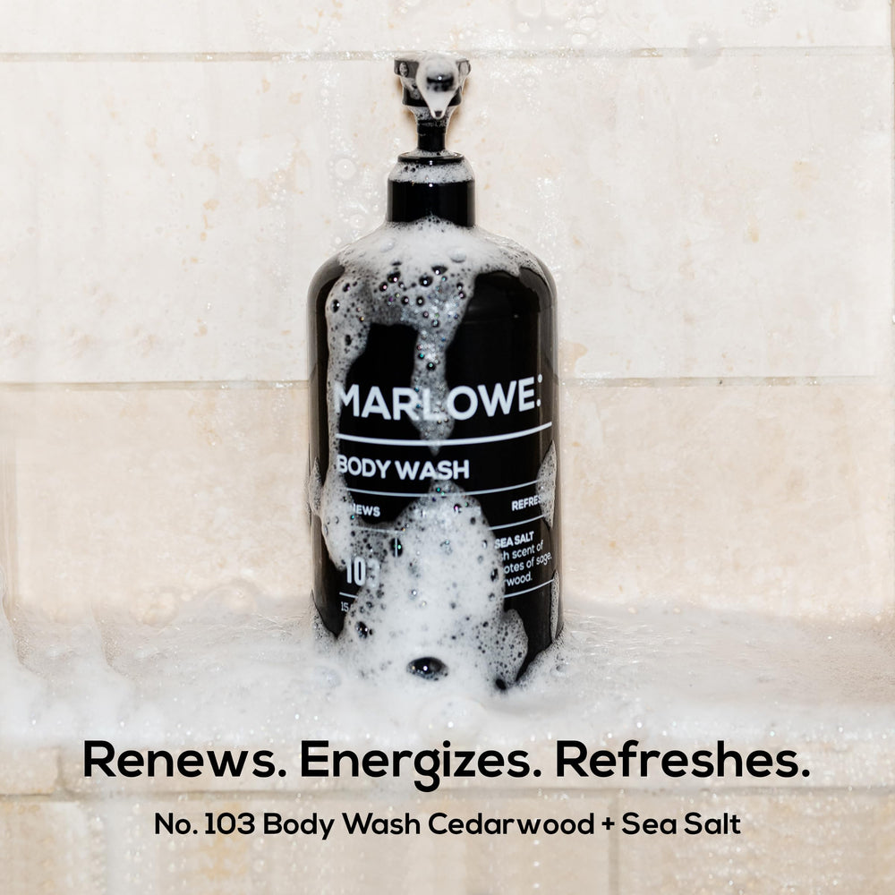 MARLOWE No.103: espuma de ducha cremosa para limpieza suave y revitalizante.