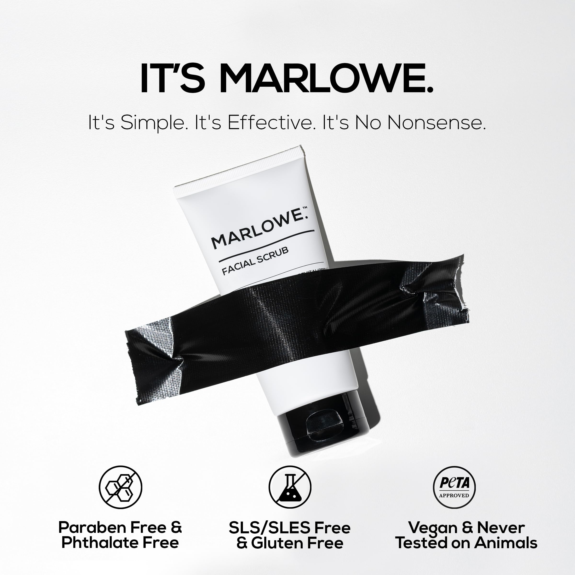 MARLOWE No. 122 limpieza de poros suave sin irritación.