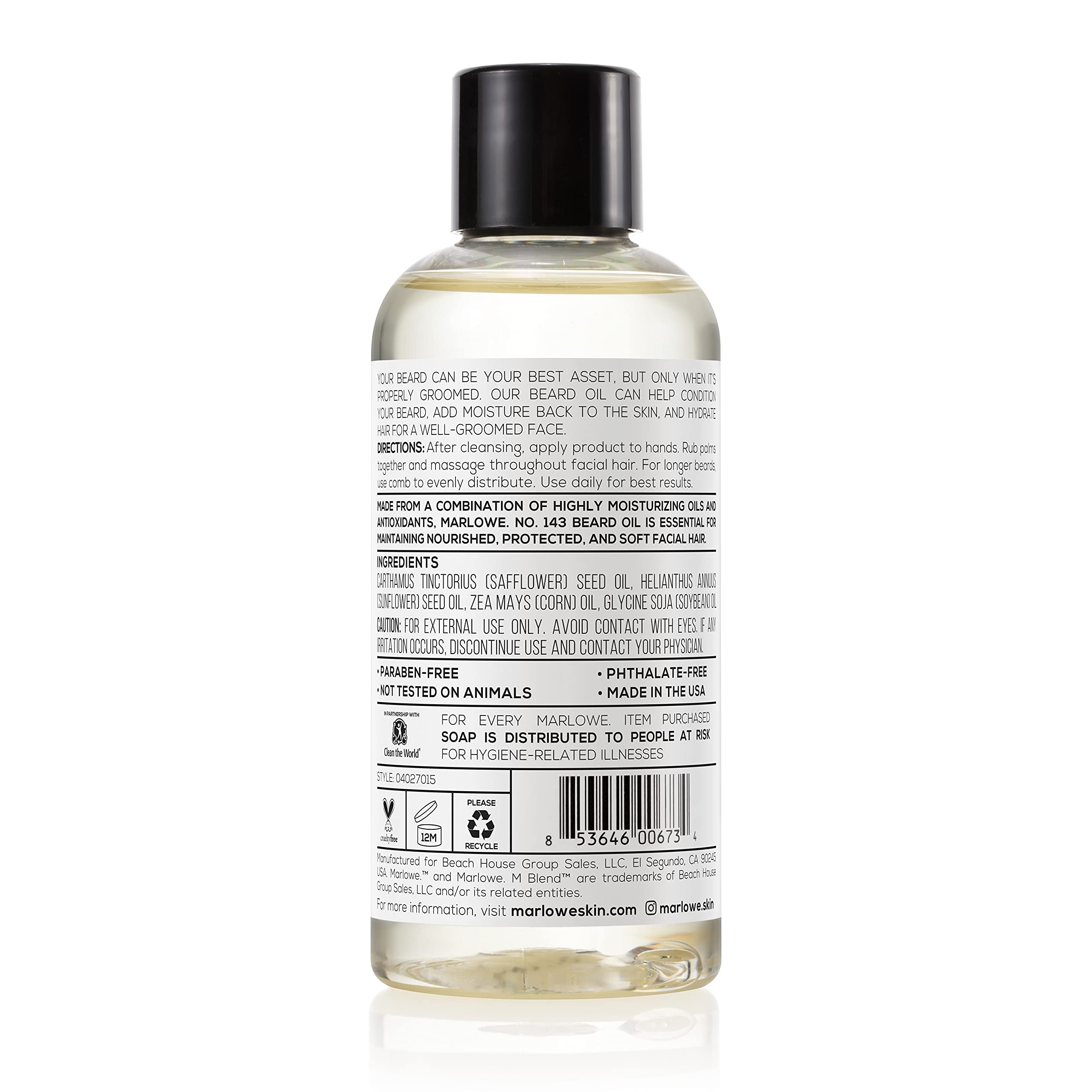 MARLOWE No. 143: empaque compacto ideal para viaje