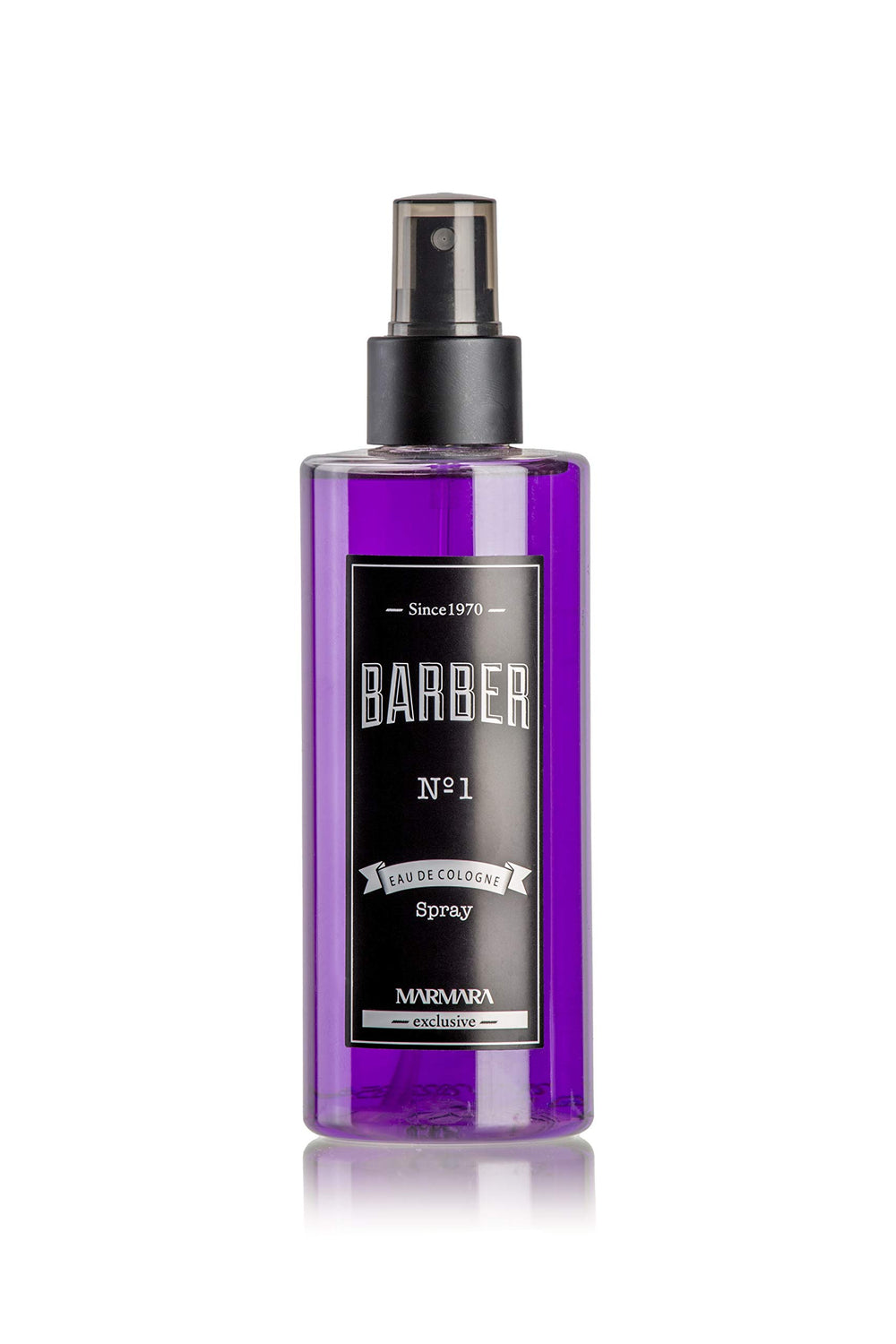 Marmara Barber Cologne, botella de vidrio elegante para uso diario.