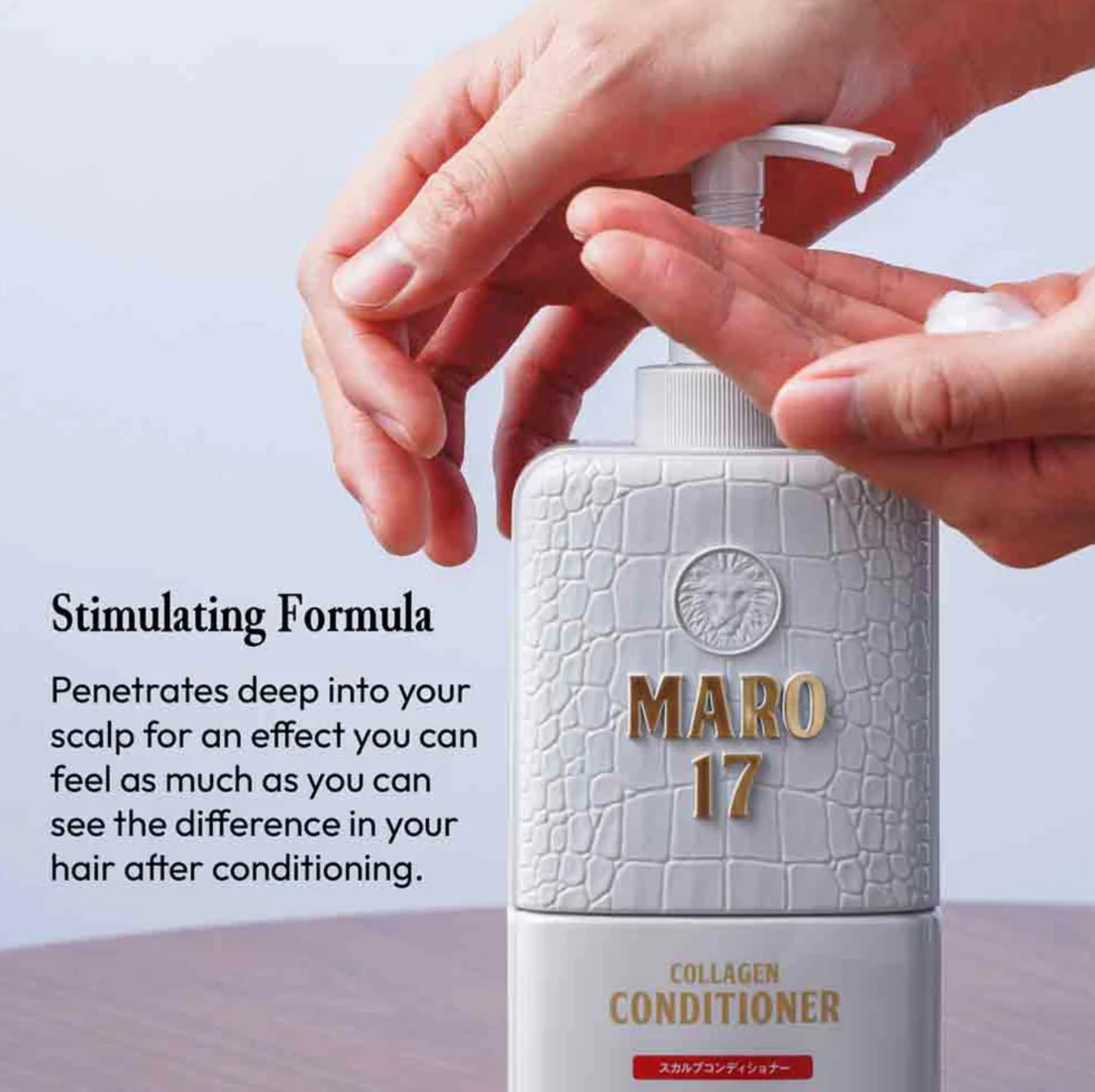 MARO17 Textura cremosa del acondicionador, sensación fresca en el cabello.