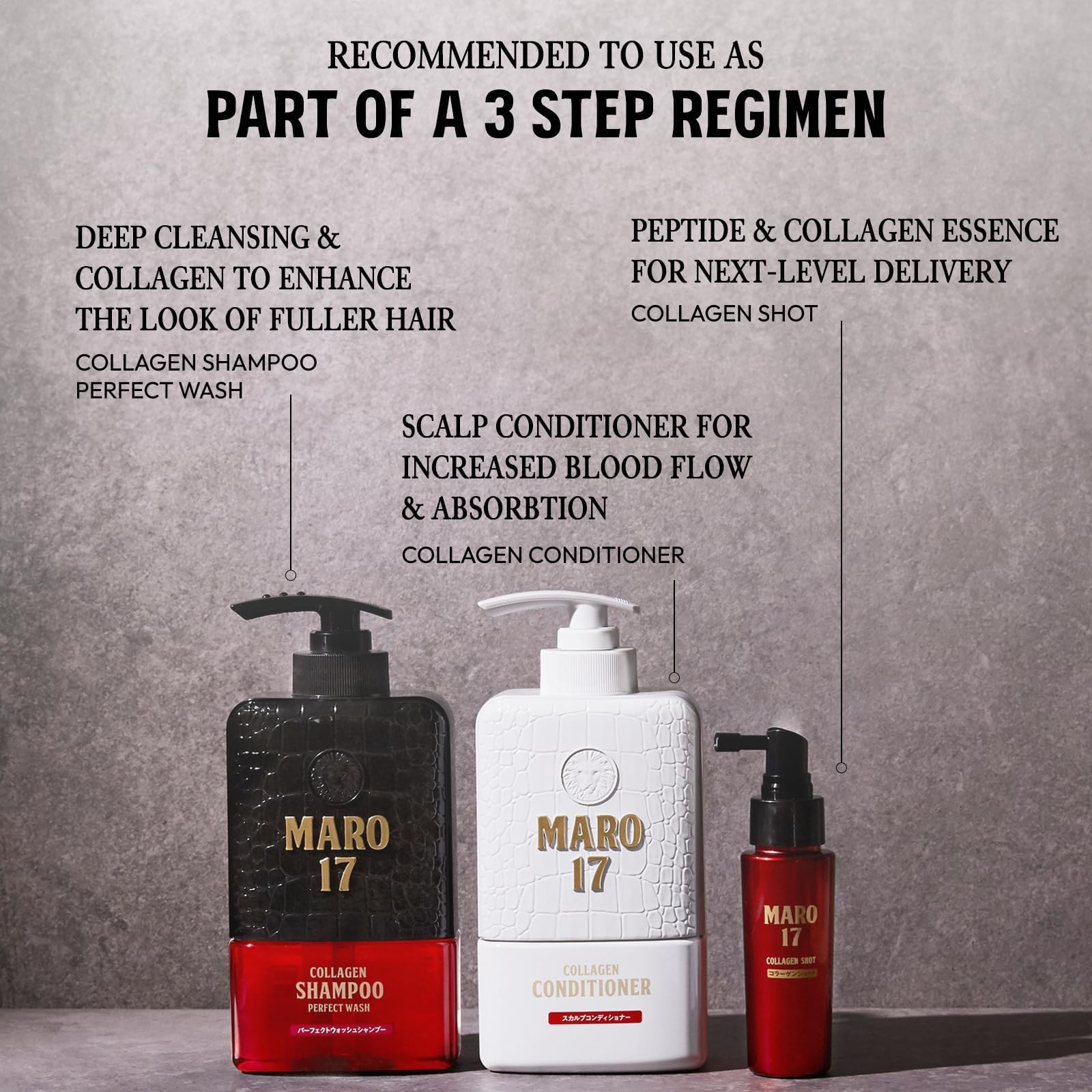 MARO17 champú uso diario para una ducha revitalizante.