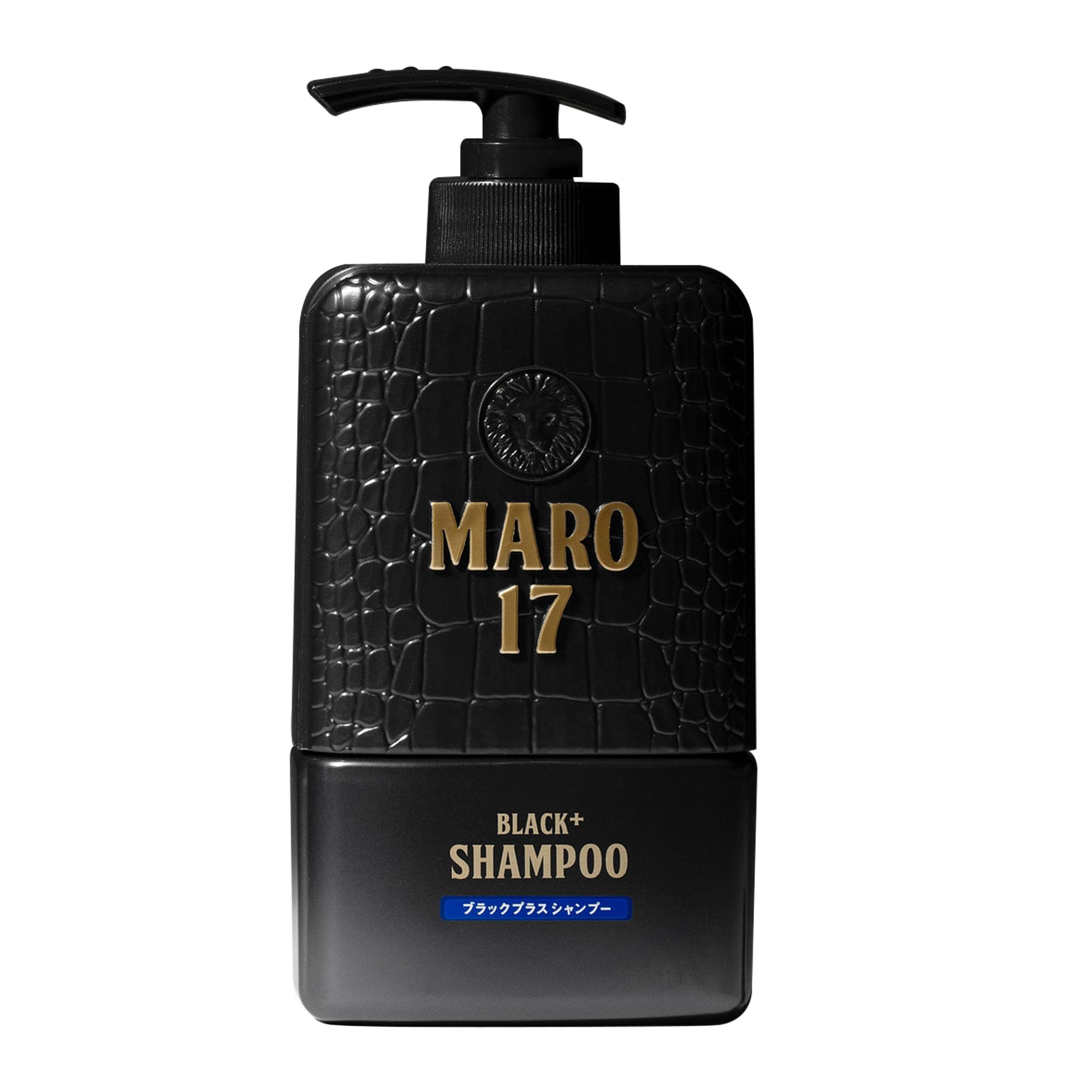 MARO17 Black+ Shampoo – bouteille noire, soin capillaire avec cellules souches de pomme pour cheveux sains