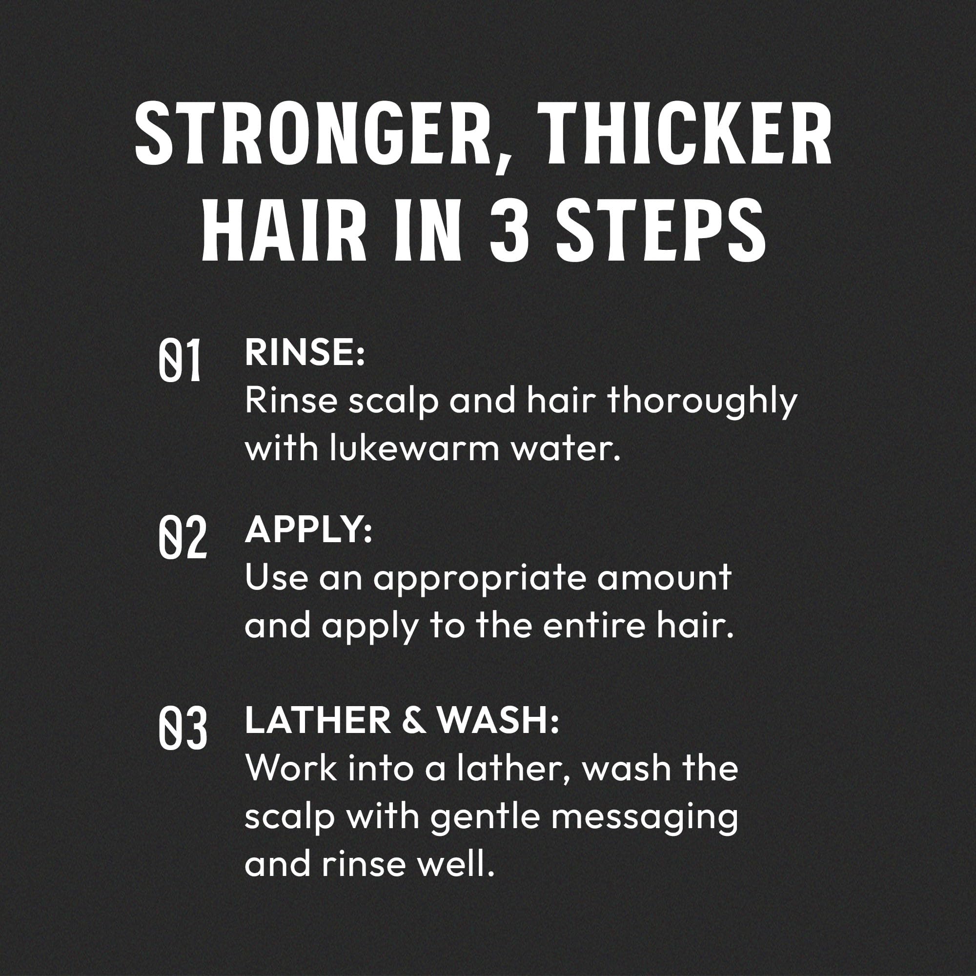 MARO17 Black+ Shampoo – protection des follicules et cuir chevelu sain