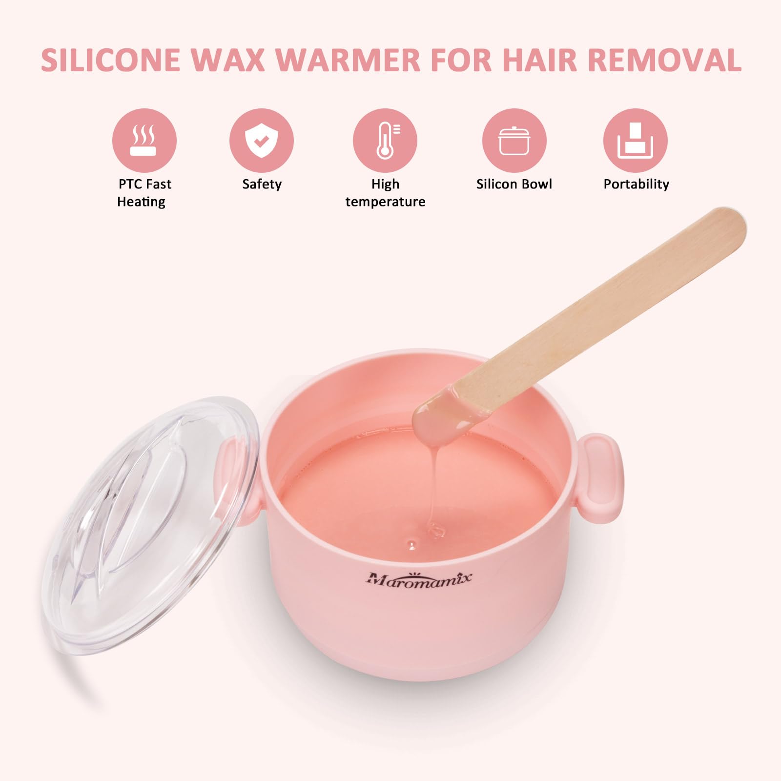 Maromamix conjunto de cera dura 100 g, sesiones completas