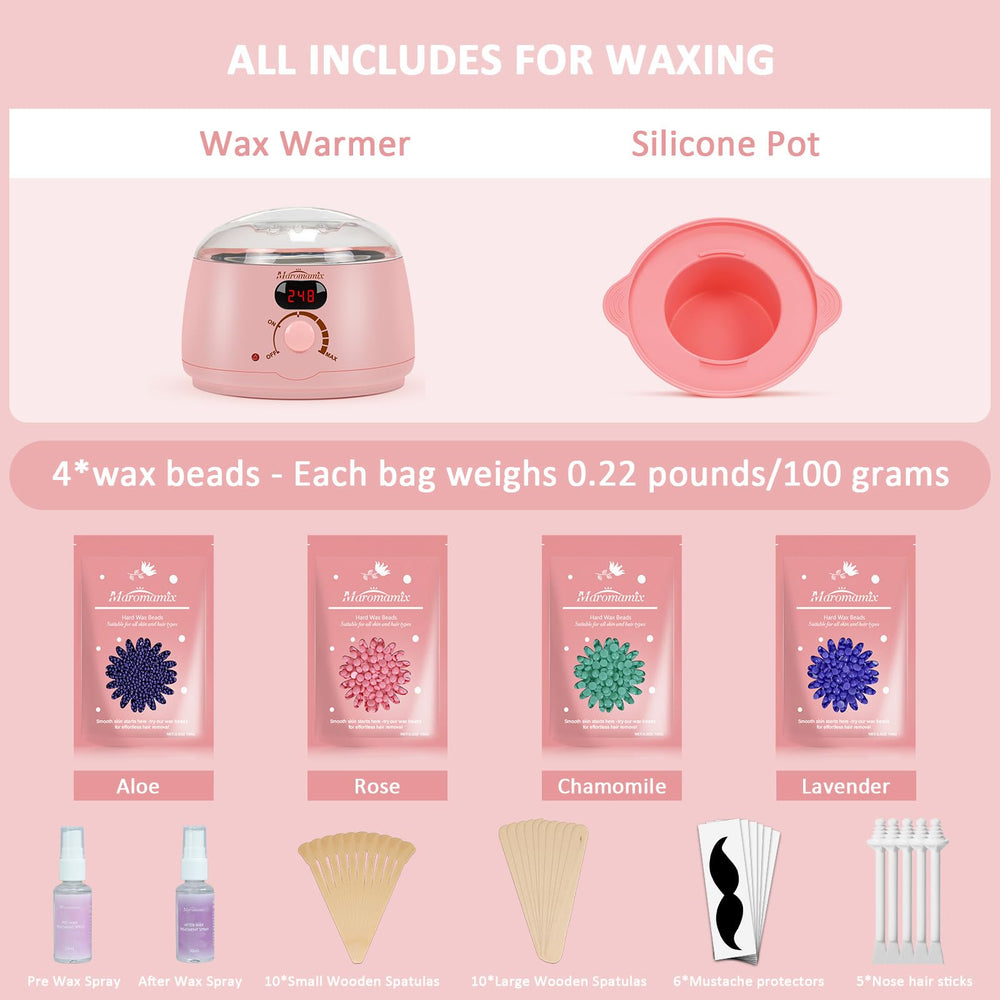 Maromamix uso de cuerpo completo: cejas, bikini, piernas y rostro.