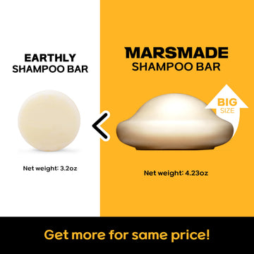 Mars Made barra champú arroz tamaño compacto ideal para viaje