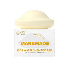 Mars Made barra champú arroz textura cremosa para lavado suave y nutritivo