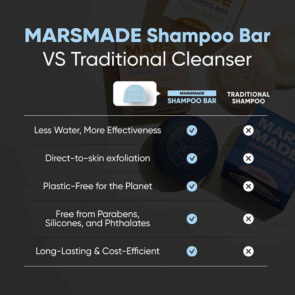 MARS MADE Condicionador-Barra Romero nutre el cabello y facilita peinado diario.
