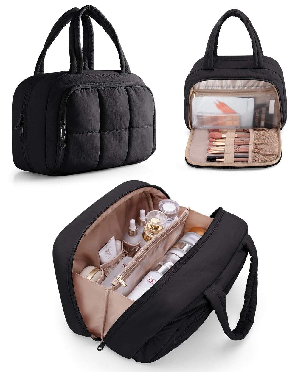 Marscamd bolsa de aseo con gancho 360°, ideal para colgar en ducha