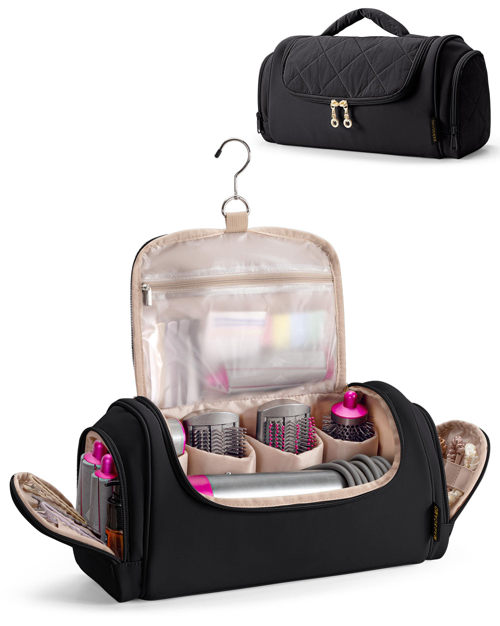 Marscamd bolsa para herramientas de pelo con Dyson Airwrap, protección superior en un maletín compacto.
