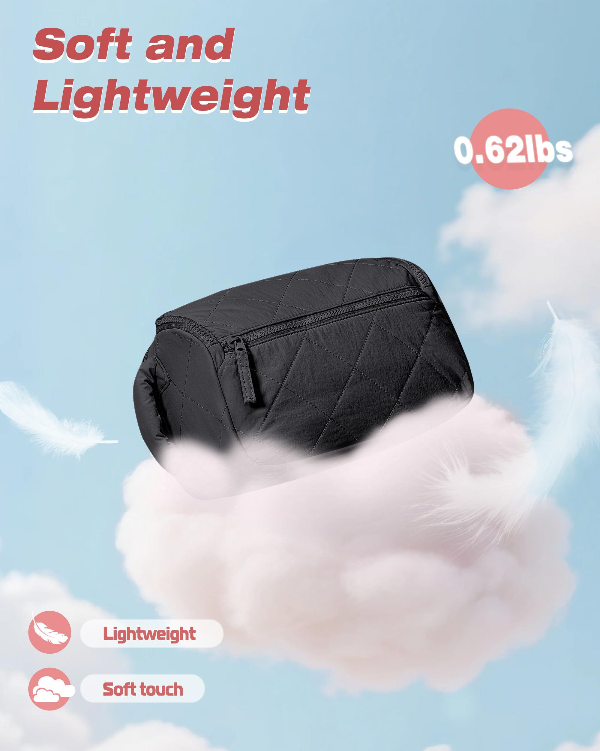 Marscamd Bolsa mide 10.5x4.5x6.5 pulgadas, ideal para maletas.