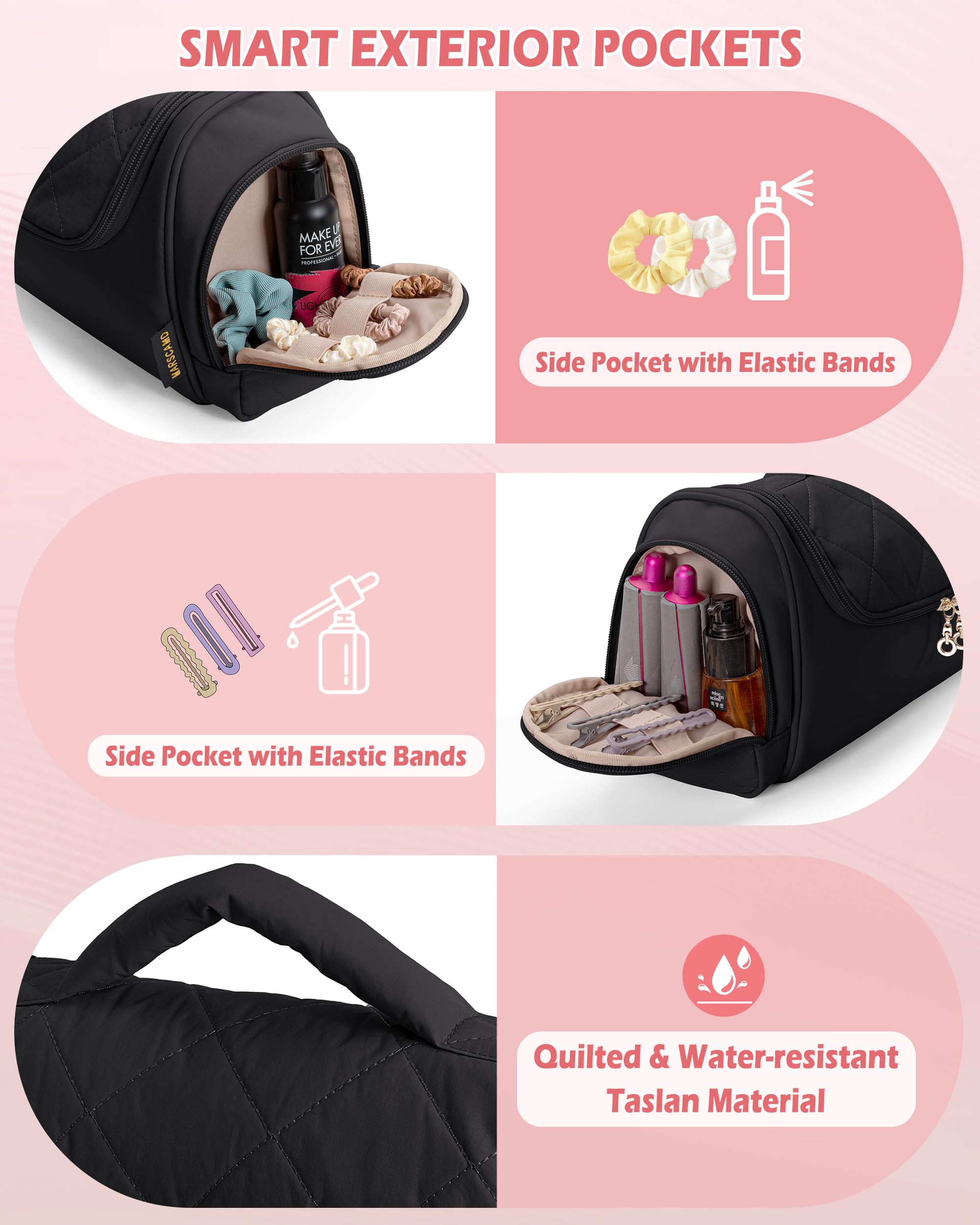 Marscamd bolsa con mango acolchado, fácil de llevar en viajes.
