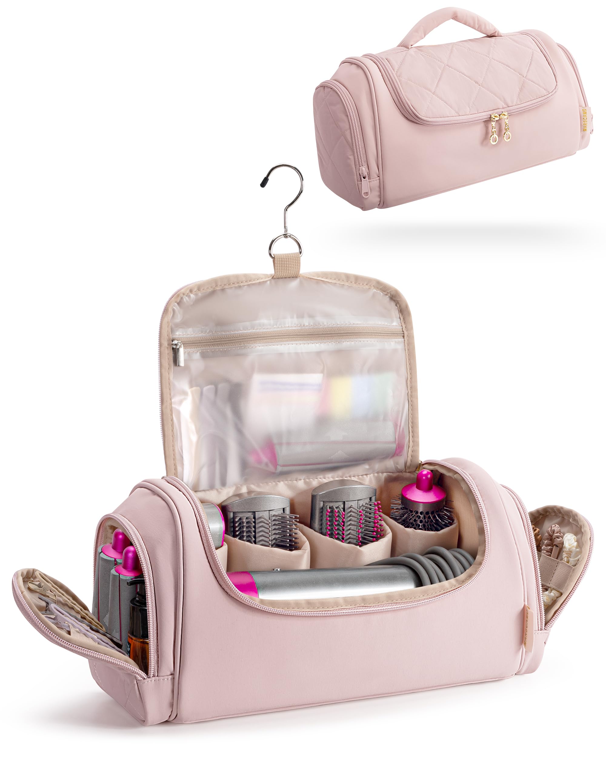 Marscamd bolsa de viaje para herramientas de cabello Dyson Airwrap, organizado y portátil.