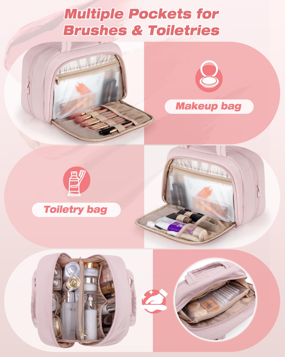 Marscamd bolsillo impermeable delantero para líquidos