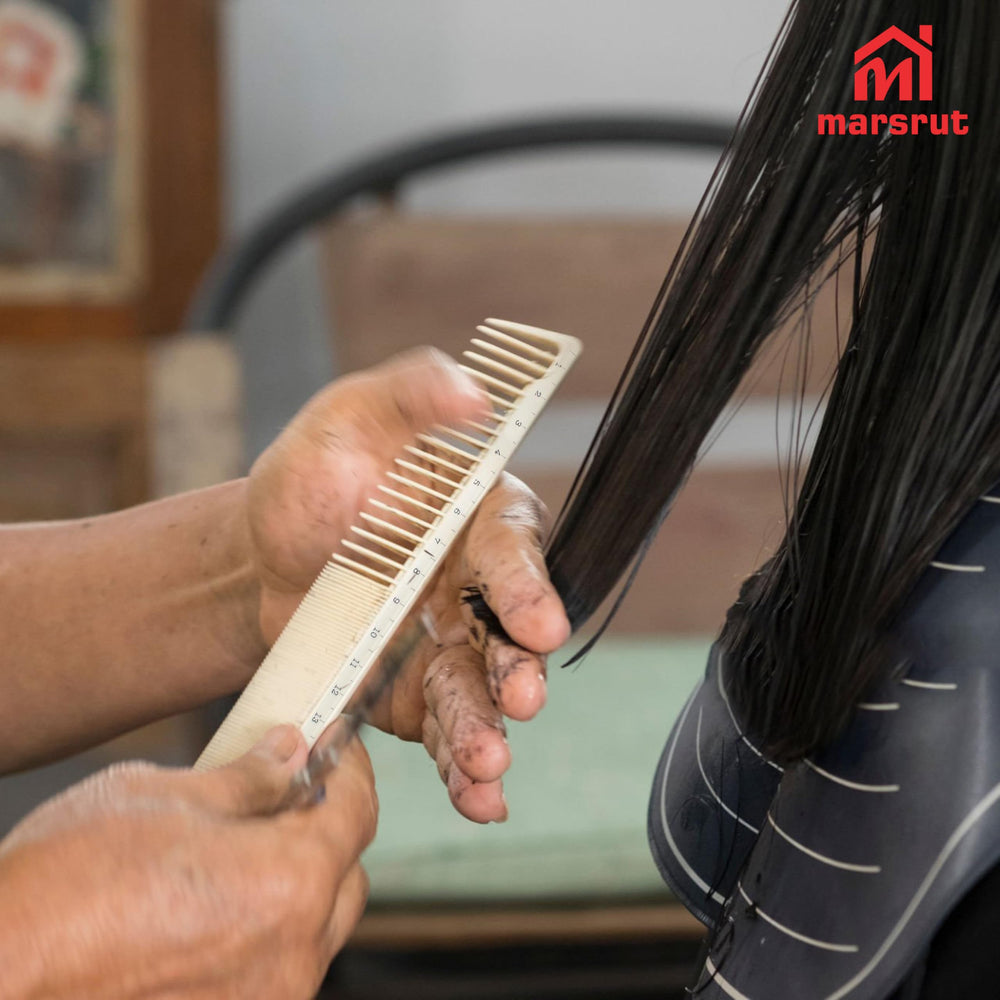 Marsrut peine para delineado y trenzas, útil en salón y casa