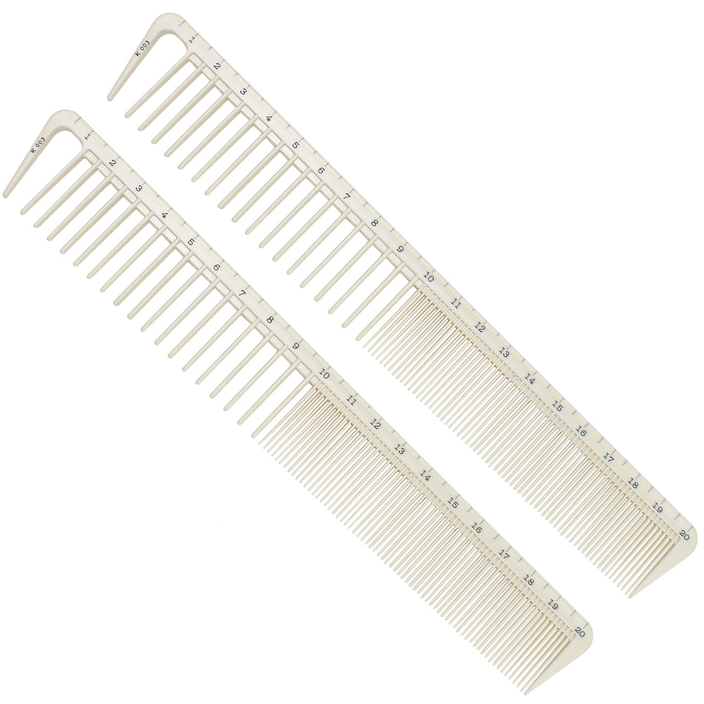 Marsrut peines de corte con regla para medición precisa del cabello