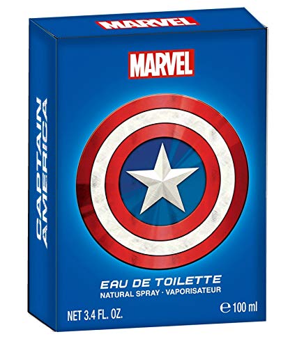 Captain America de Marvel, tapa metálica: presentación premium y cierre seguro.