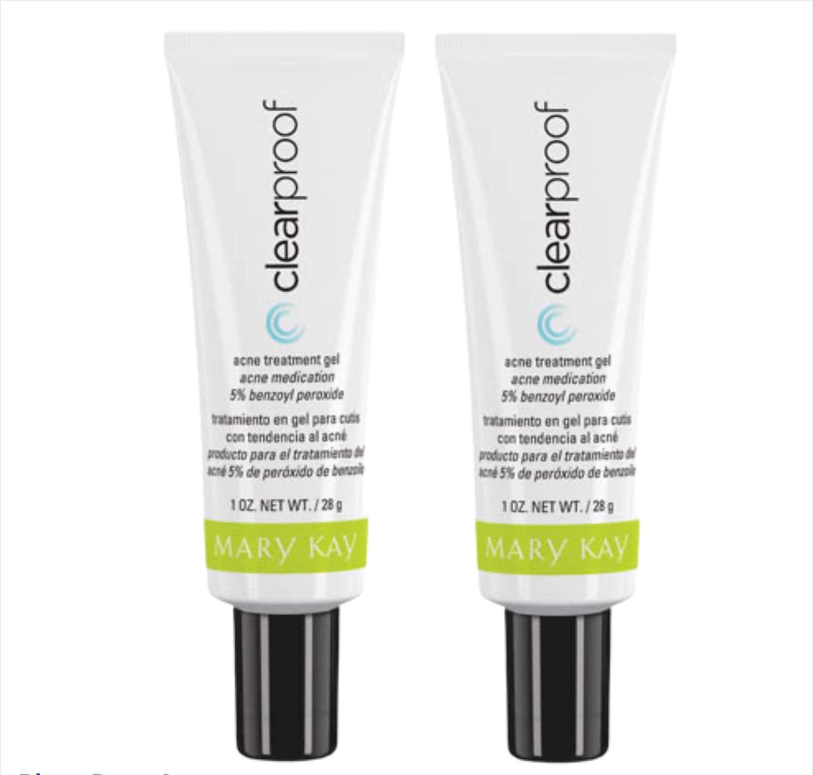 Mary Kay ClearProof Gel, bouteille, apaise les boutons et réduit les rougeurs.
