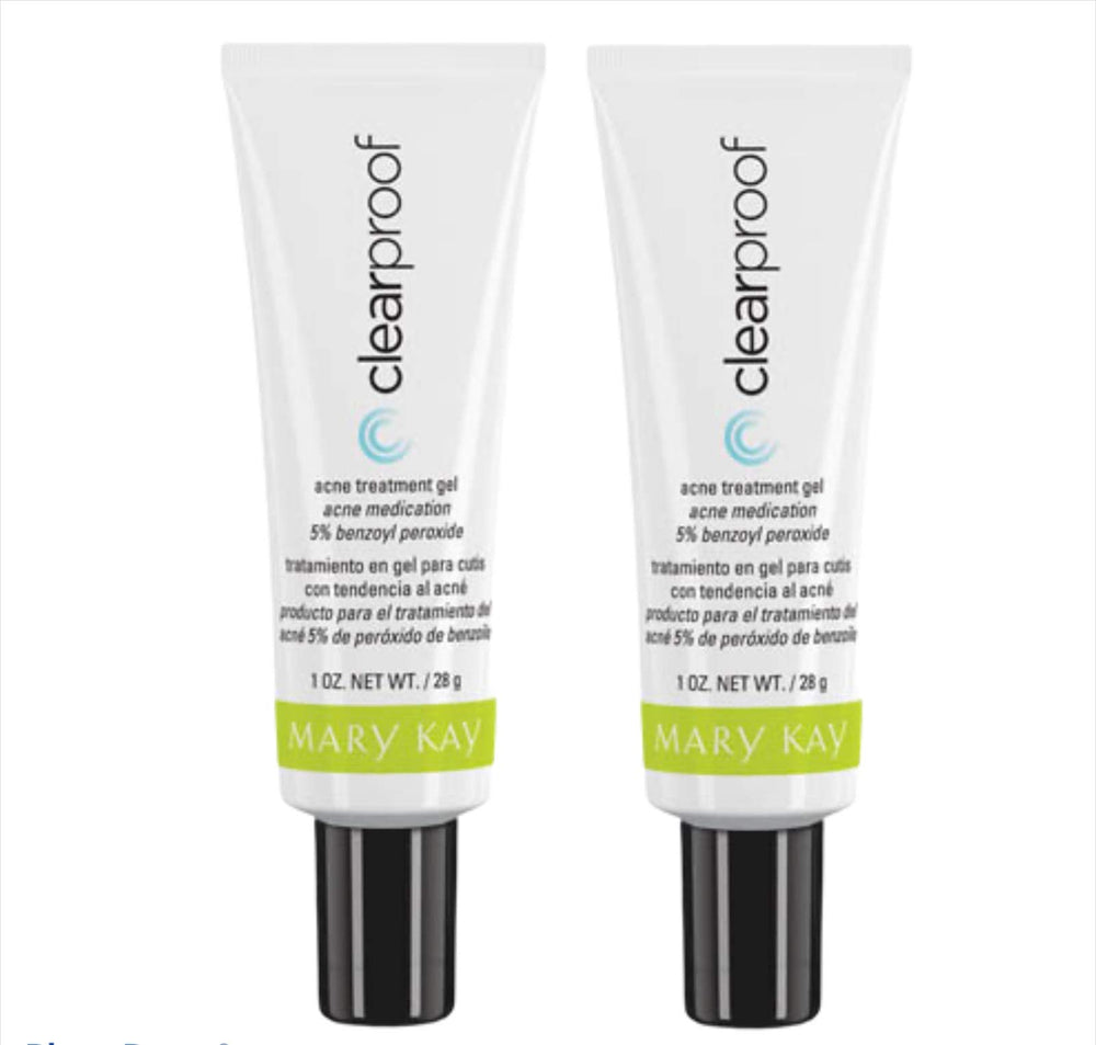 Mary Kay ClearProof Gel, bouteille, apaise les boutons et réduit les rougeurs.