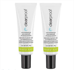 Mary Kay ClearProof Gel, bouteille, apaise les boutons et réduit les rougeurs.