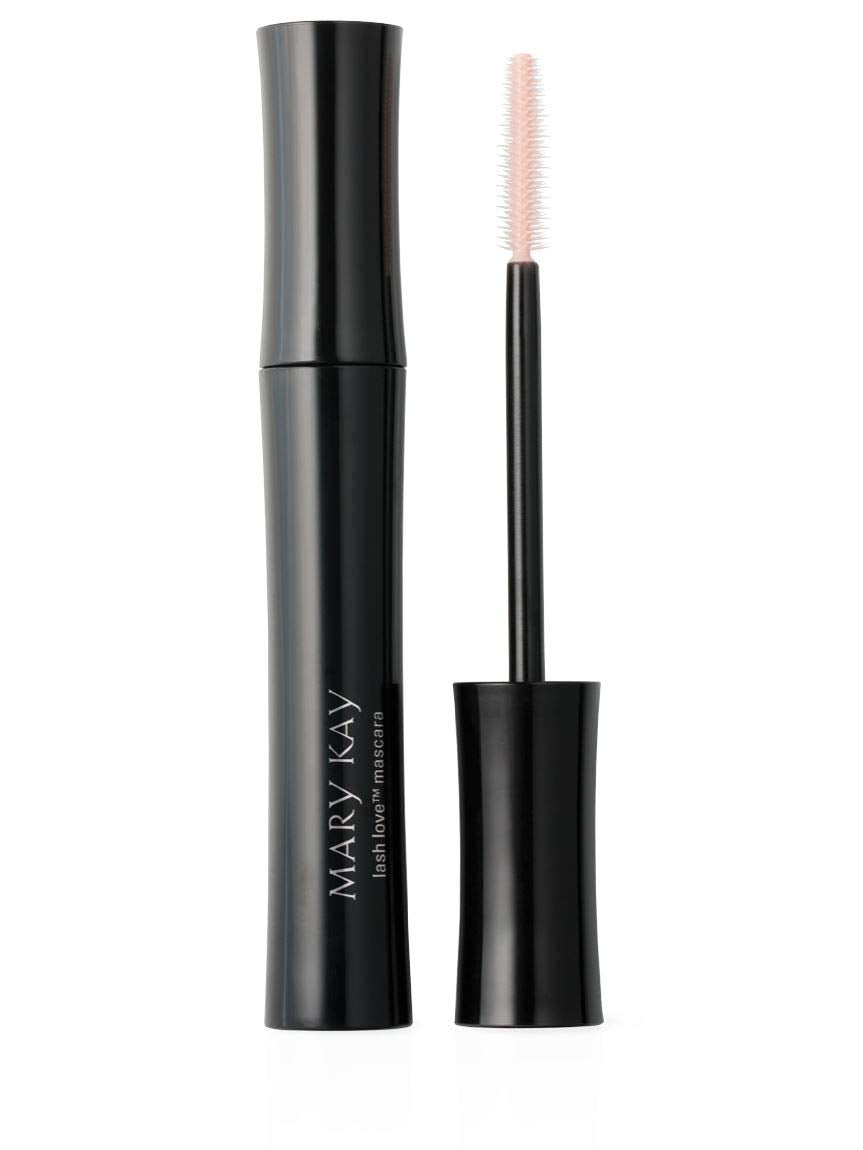 Mary Kay Lash Love Máscara negra en tubo para definición suave en uso diario.