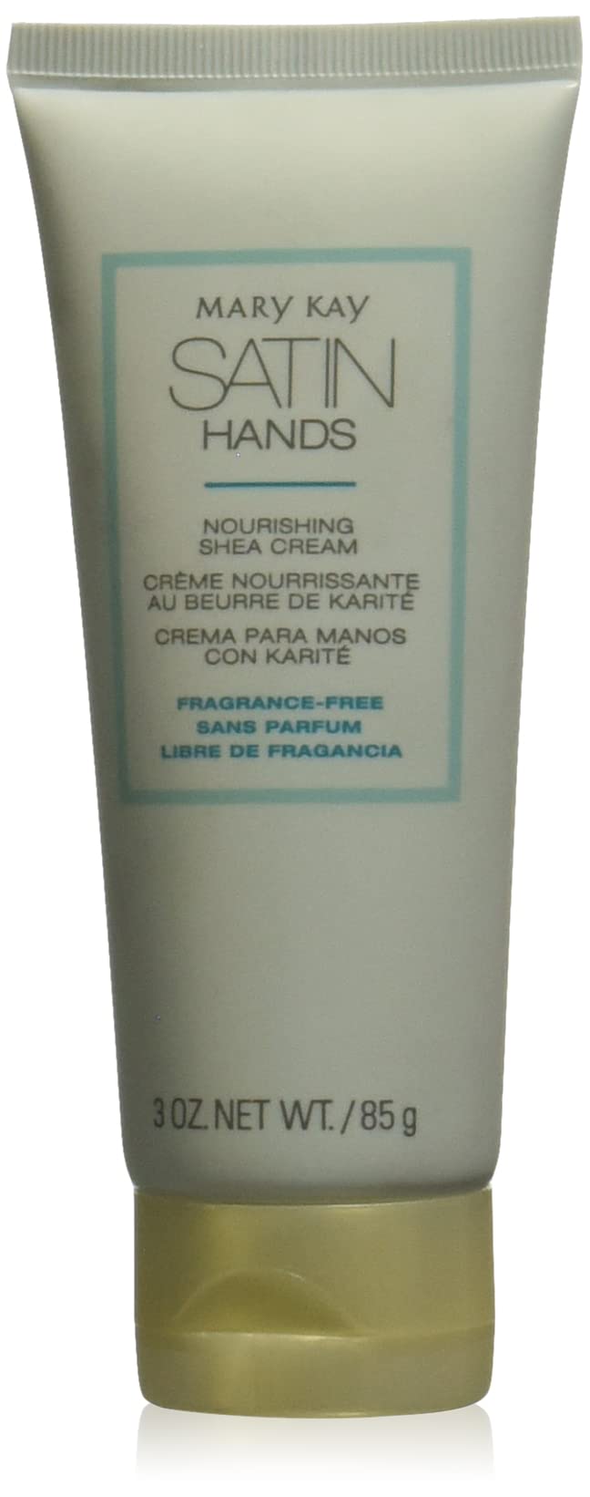 Mary Kay Satin Hands crema manos nutritiva con shea para hidratación profunda.