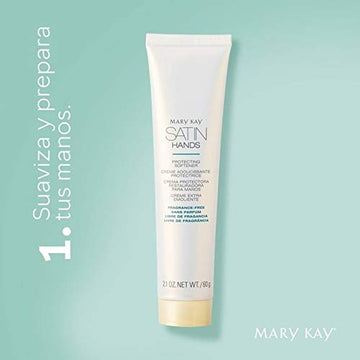 Mary Kay Satin Hands crema manos sin fragancia ideal para piel sensible.