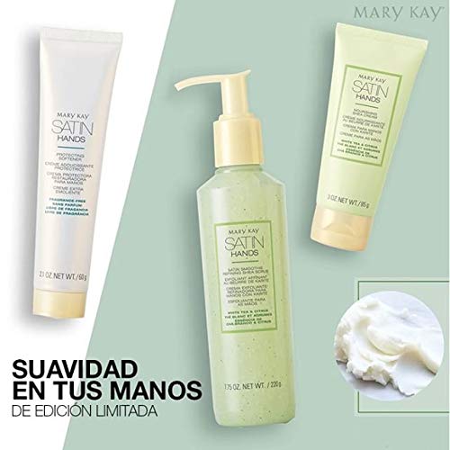 Mary Kay Satin Hands crema manos para rutina diaria de cuidado.