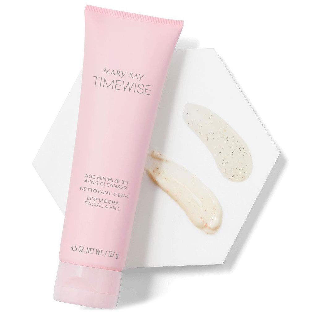 Mary Kay TimeWise 3D Limpiador 4 en 1, deja la piel limpia y acondicionada tras el lavado.