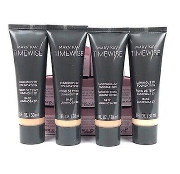 Mary Kay TimeWise Luminous 3D Foundation Ivory N160 acabado natural y luminoso en la piel
