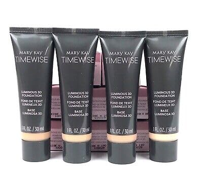 Mary Kay TimeWise Luminous 3D Foundation Ivory N160 acabado natural y luminoso en la piel