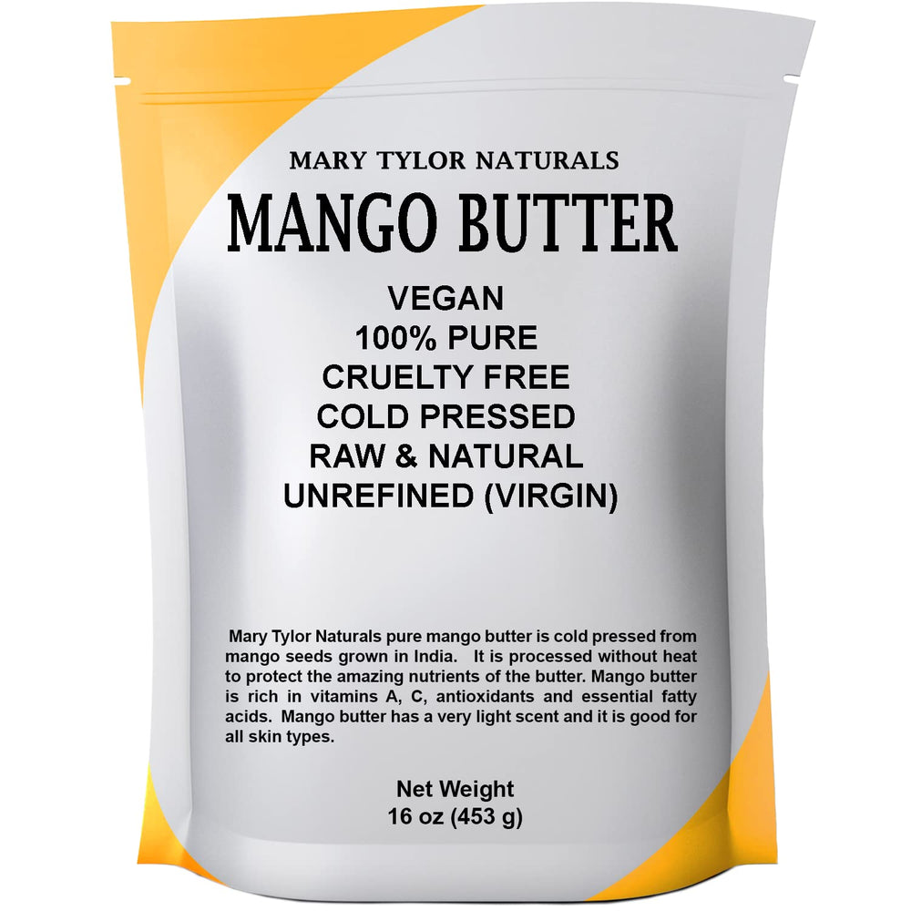 Mary Tylor Naturals manteca de mango con aroma suave y certificación orgánica