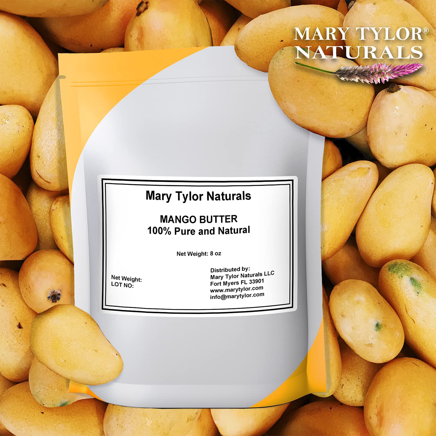 Aplicación de Mango Butter Mary Tylor Naturals en la piel para uso diario