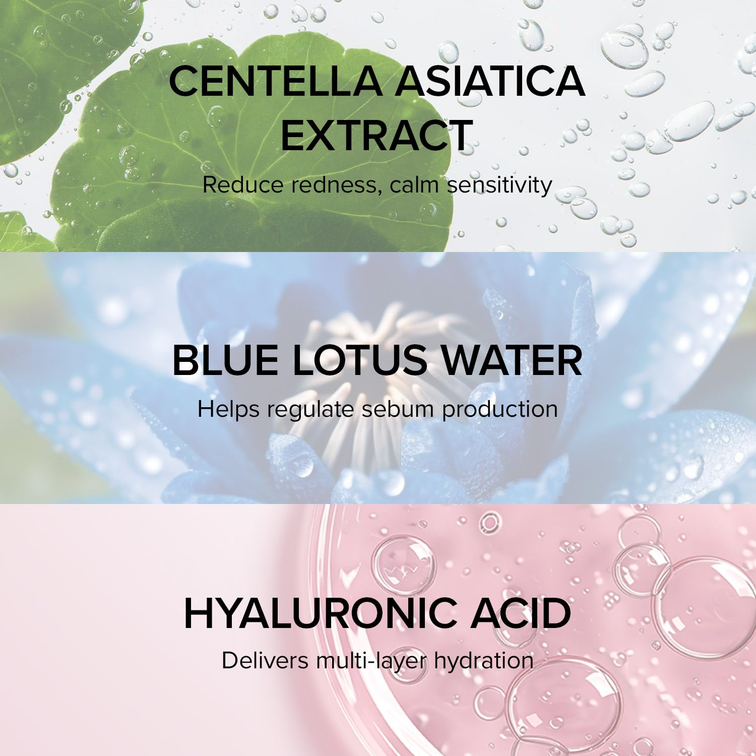 Mary&May: Centella Asiatica para calmar enrojecimiento y sensibilidad.