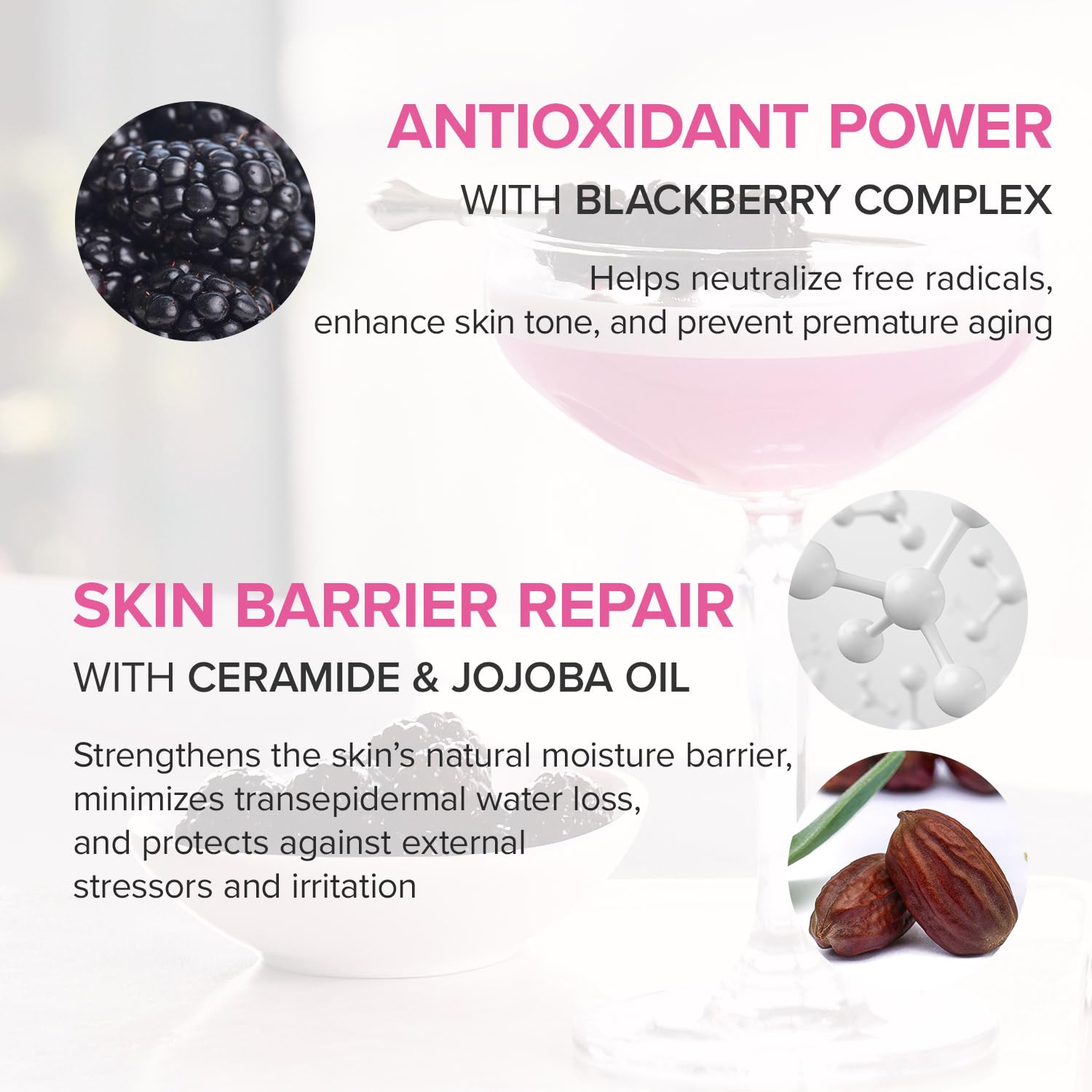 Mary&May: complejo de mora antioxidante para tono uniforme.