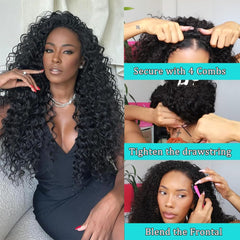MARYLING Glueless curly wig design ideal for beginners