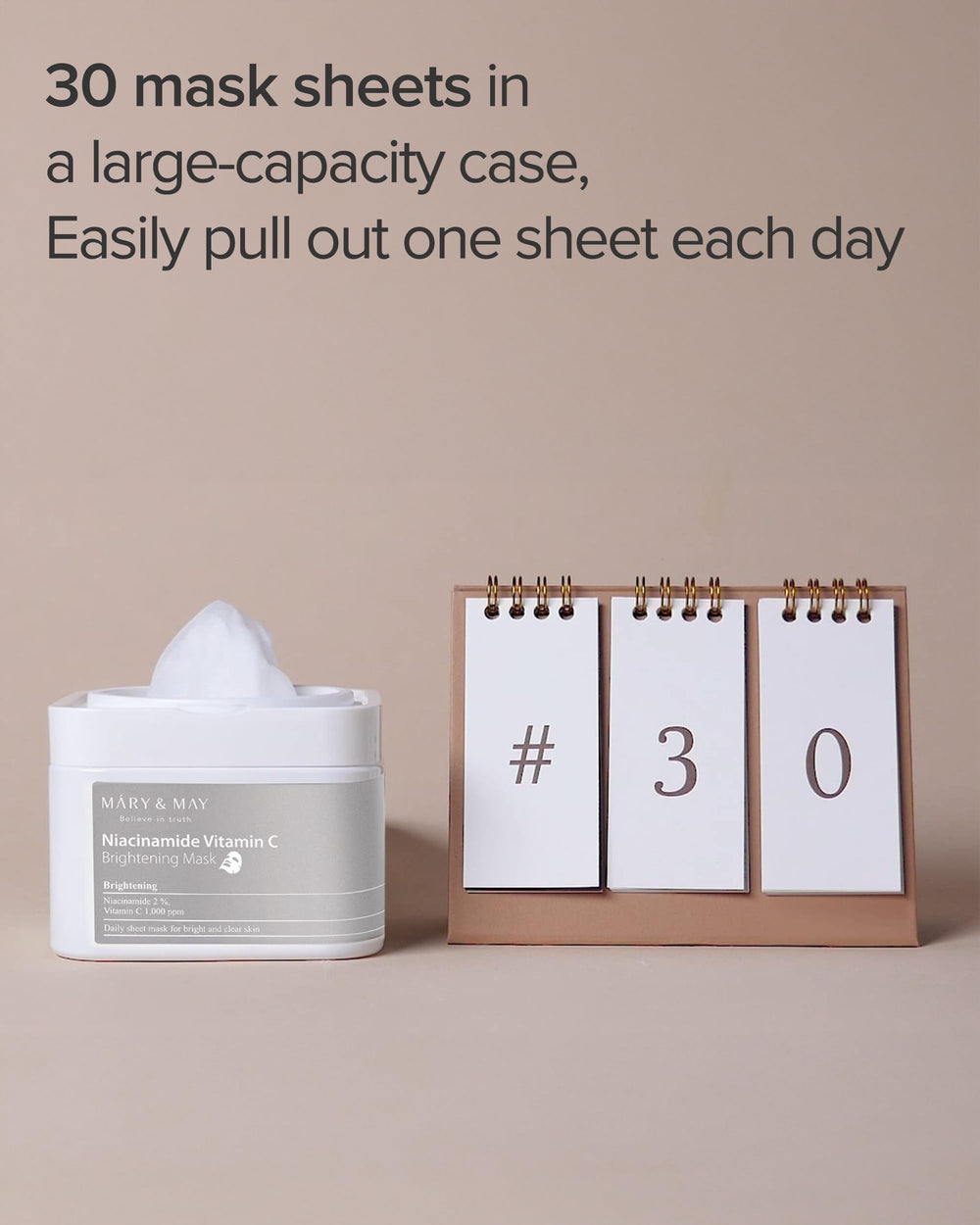 Textura suave de Mary&May Niacinamide Vitamina C para hidratación en capas