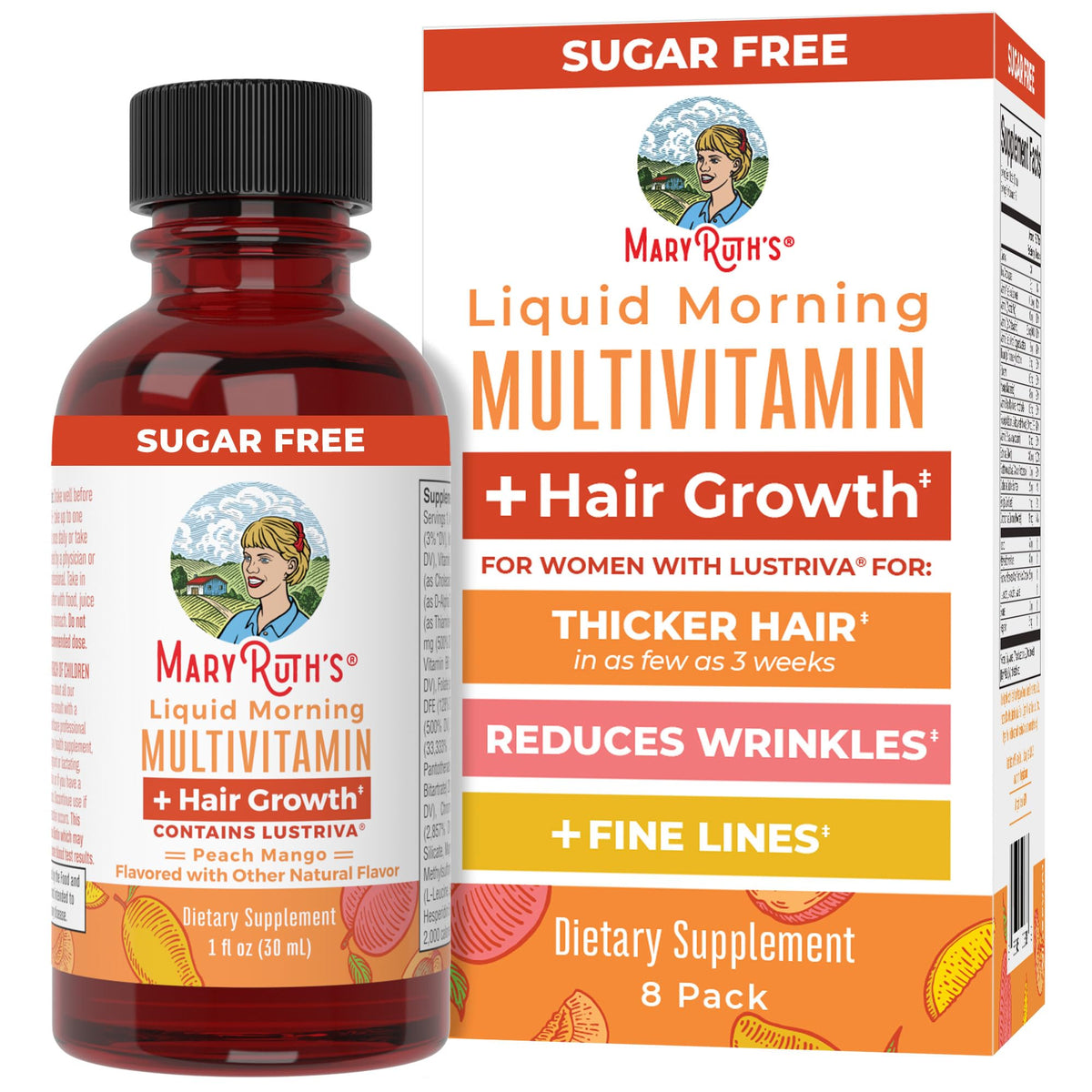 MaryRuth Organics: paquete de viaje Lustriva 1 oz para llevar.