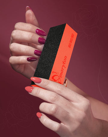 Maryton herramienta de limado portátil, ideal para manicura en casa.